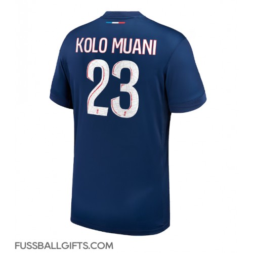 Paris Saint-Germain Randal Kolo Muani #23 Fußballbekleidung Heimtrikot 2024-25 Kurzarm